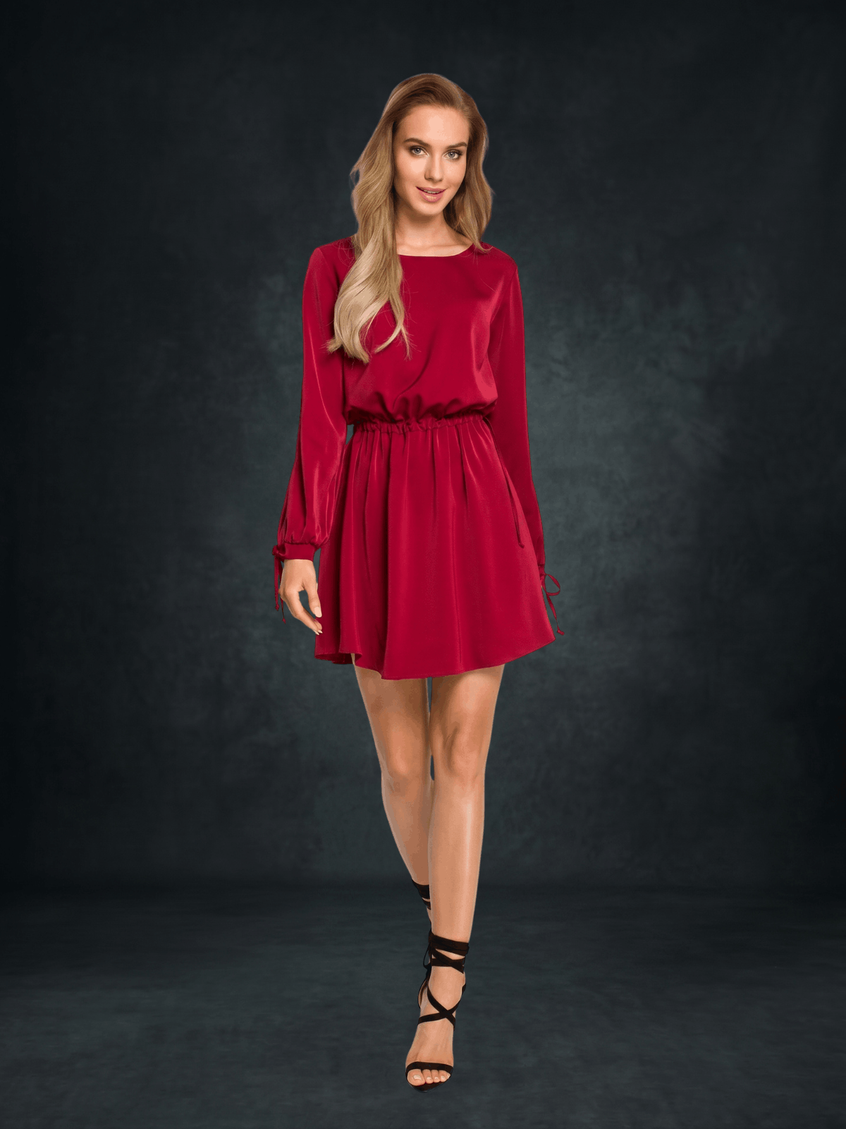 Ruby Red Dress Front